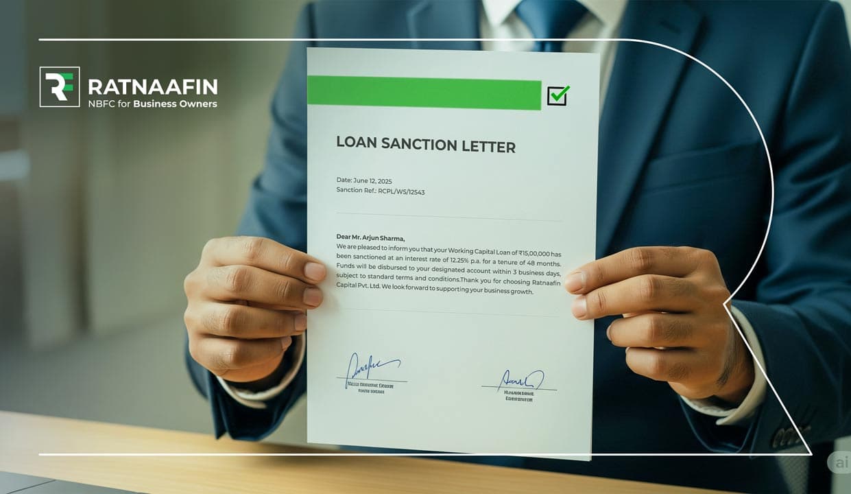SME loan sanction letter